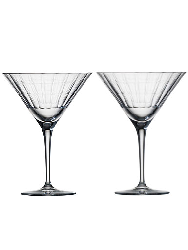 Schott Zwiesel Tritan Crystal, 1872 Charles Schumann Hommage Carat Crystal Martini Glass, Pair