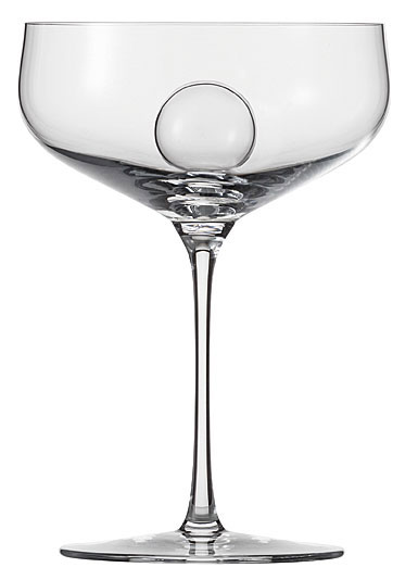 Schott Zwiesel Tritan Crystal, 1872 Air Sense Saucer Crystal Champagne Glass, Pair