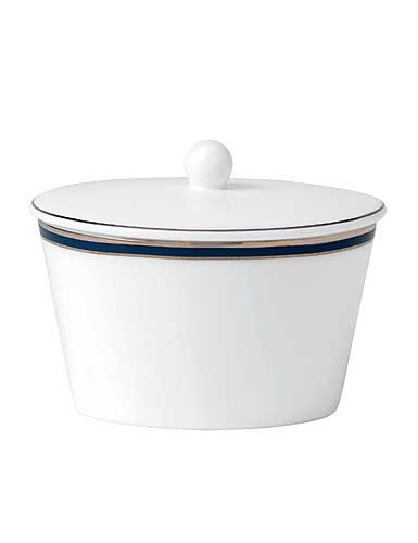 Royal Doulton Signature Blue Covered Sugar, 3 1/2in
