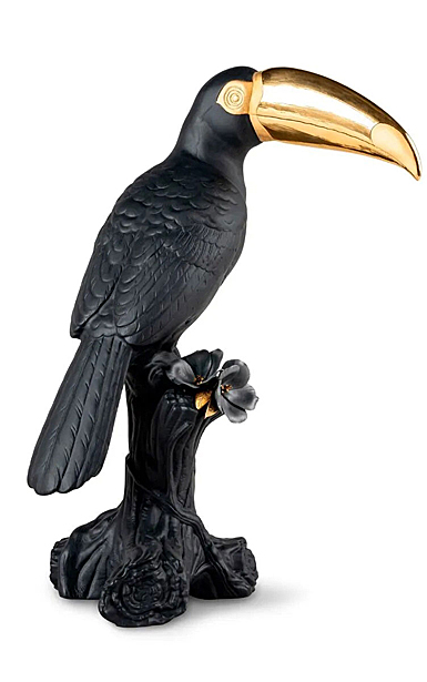 Lladro Toucan (black-gold)