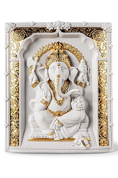 Lladro Lord Ganesha Wall Art 