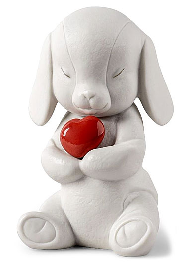 Lladro Lovely World Buddy, Caring Puppy 