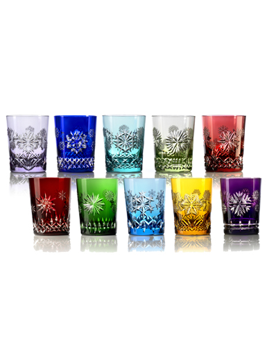Waterford Crystal, Snowflake Wishes 2011-2020 Prestige Color Cased DOF, Set of 10