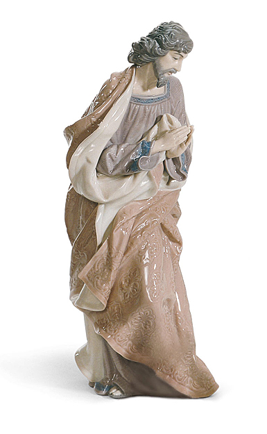 Lladro Classic Sculpture, Saint Joseph Nativity Figurine