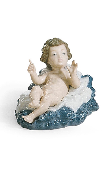 Lladro Classic Sculpture, Baby Jesus Nativity Figurine