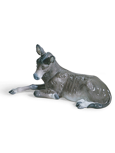 Lladro Classic Sculpture, Donkey Nativity Figurine II