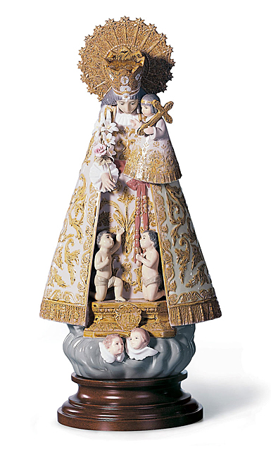 Lladro Classic Sculpture, Our Lady Of The Forsaken Figurine. Numbered Edition