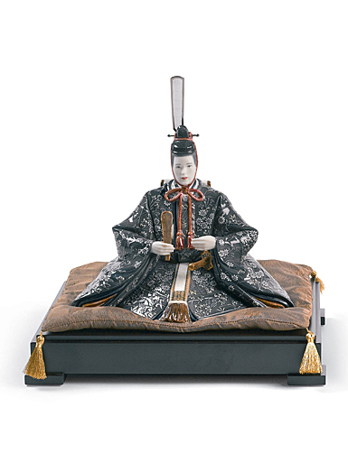 Lladro High Porcelain, Hina Dolls - Emperor Sculpture. Limited Edition