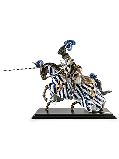 Lladro High Porcelain, Medieval Knight Sculpture. Limited Edition