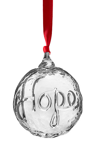 Steuben 2021 Annual Christmas Ball Ornament, Hope