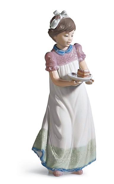 Lladro Classic Sculpture, Happy Birthday Girl Figurine