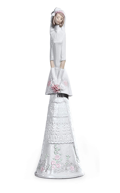 Lladro Classic Sculpture, Bridal Bell Figurine