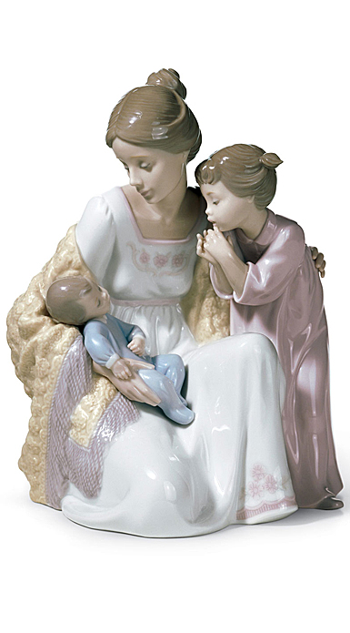 Lladro Classic Sculpture, Welcome To The Family Figurine