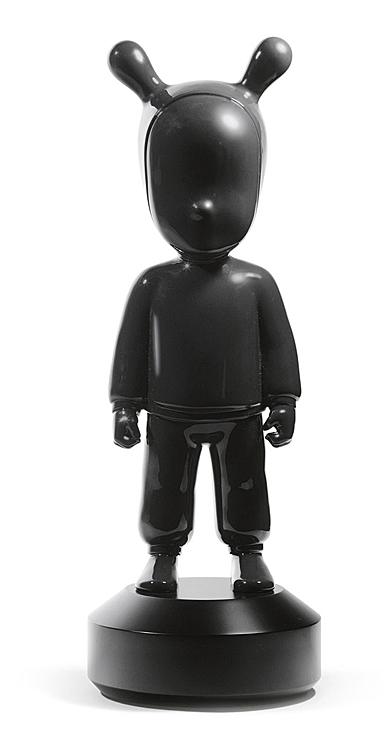 Lladro Design Figures, The Black Guest Figurine. Large Model.