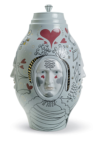 Lladro Design Figures, Conversation Vase. Limited Edition