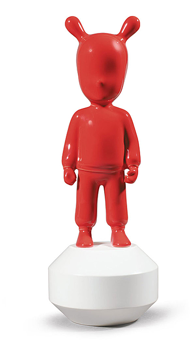 Lladro Design Figures, The Red Guest Figurine. Small Model.