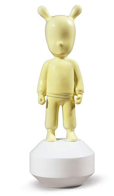 Lladro Design Figures, The Yellow Guest Figurine. Small Model.