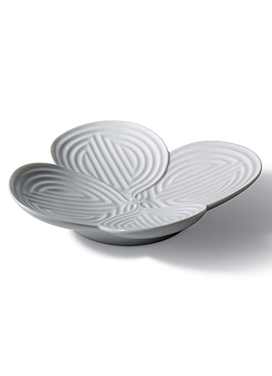 Lladro Art Of The Table, Naturofantastic Appetizer Plate. White