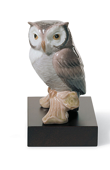 Lladro Classic Sculpture, Lucky Owl Figurine