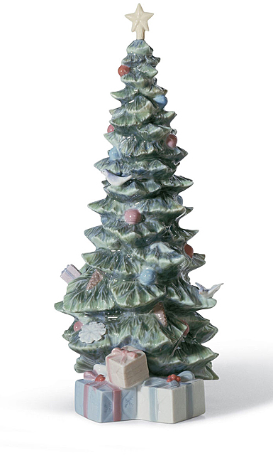 Lladro Classic Sculpture, O Christmas Tree Figurine