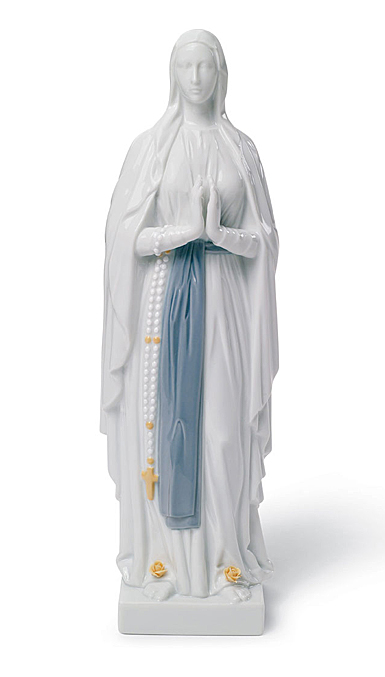 Lladro Classic Sculpture, Our Lady Of Lourdes Figurine