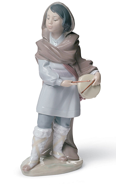Lladro Classic Sculpture, Drummer Boy Nativity Figurine