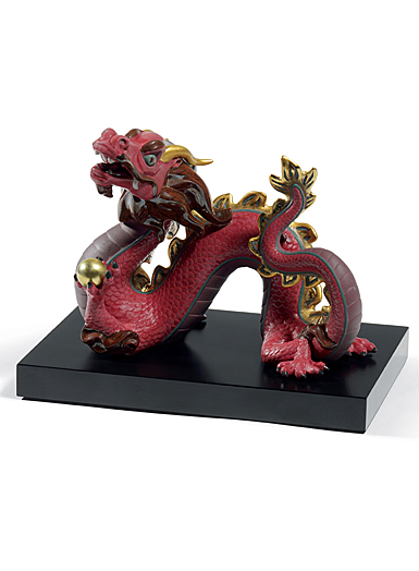Lladro Classic Sculpture, The Dragon Sculpture. Limited Edition