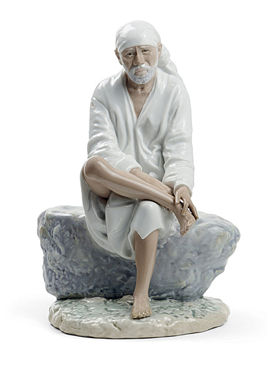 Lladro Classic Sculpture, Sai Baba Figurine