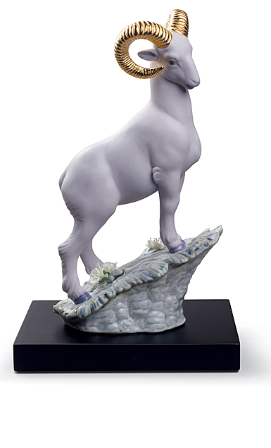 Lladro Classic Sculpture, The Goat Figurine. Limited Edition