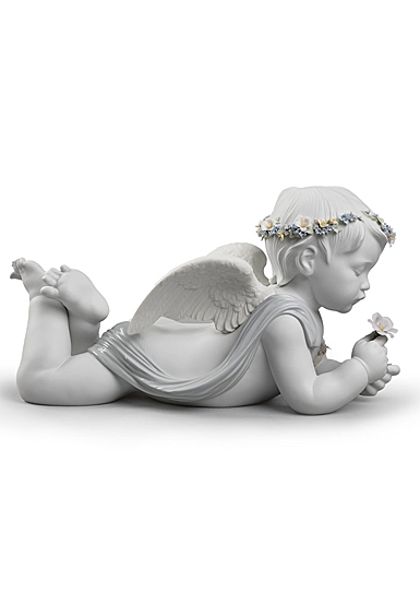 Lladro Classic Sculpture, My Loving Angel Figurine