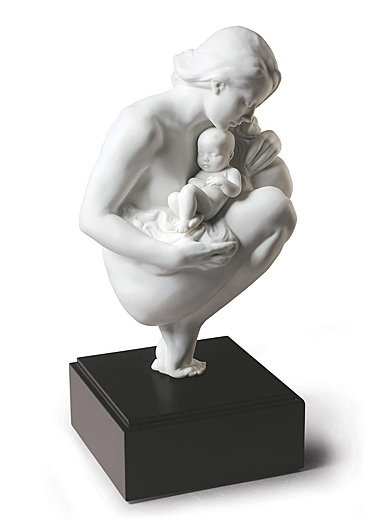Lladro Classic Sculpture, Love's Bond Mother Figurine