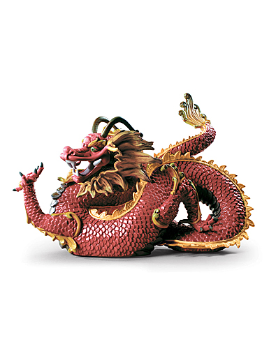 Lladro Classic Sculpture, Majestic Dragon Sculpture