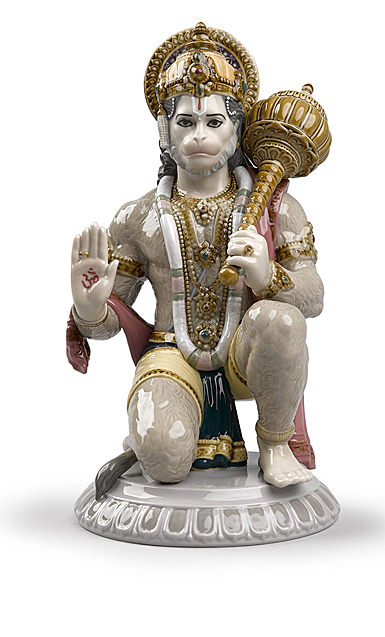 Lladro Classic Sculpture, Hanuman Figurine