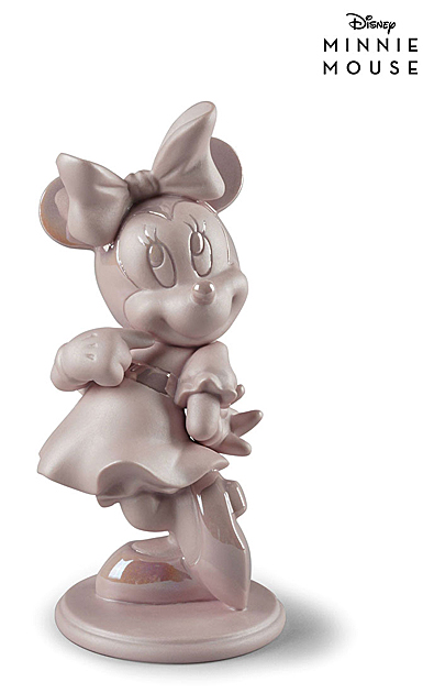 Lladro Disney, Minnie Mouse Figurine. Pink