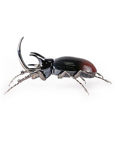 Lladro Design Figures, Rhinoceros Beetle Figurine