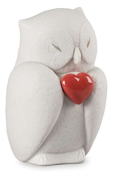 Lladro Classic Sculpture Lovely World, Reese Intuitive Owl Figurine
