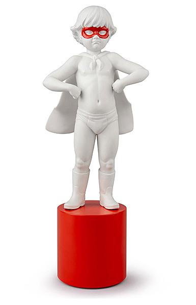 Lladro Classic Sculpture, Hero To Rescue Boy Figurine