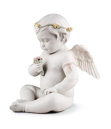 Lladro Classic Sculpture, Celestial Angel Figurine
