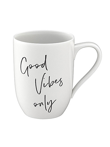 Villeroy and Boch Statement Mug Good Vibes Only