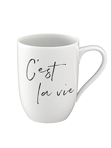 Villeroy and Boch Statement Mug C'est la vie