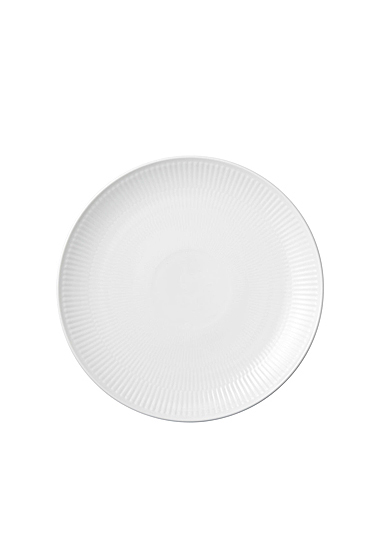 Royal Copenhagen, White Fluted Bread and Butter Plate Coupe, Single