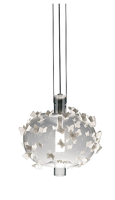 Lladro Modern Lighting, Freeze Frame Butterflies Ceiling Lamp