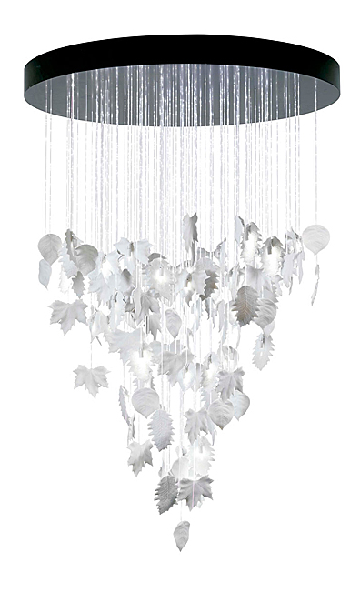 Lladro Modern Lighting, Magic Forest Chandelier. 1.10M . White