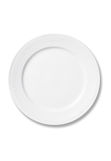 Royal Copenhagen, White Fluted Dinner Plate 10.75"
