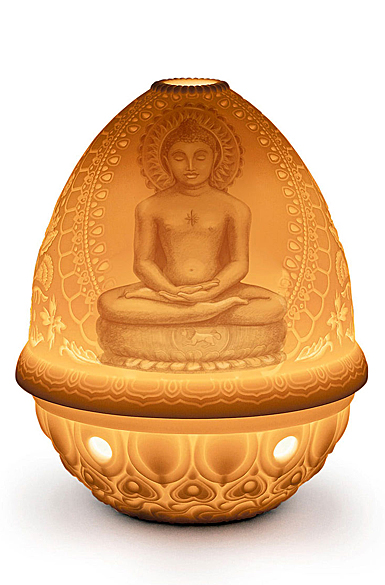 Lladro Light And Fragrance, Lord Mahavira Lithophane