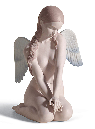 Lladro Classic Sculpture, Beautiful Angel Figurine