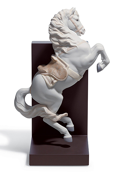 Lladro Classic Sculpture, Horse On Courbette Figurine