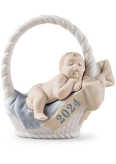 Lladro Born In 2024, Baby Boy Figurine, Annual Edition 