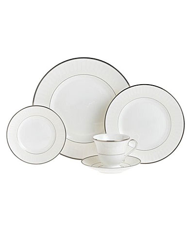 Waterford China Lismore Platinum, 5 Piece Place Setting
