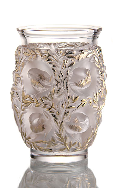 Lalique Bagatelle Gold Vase